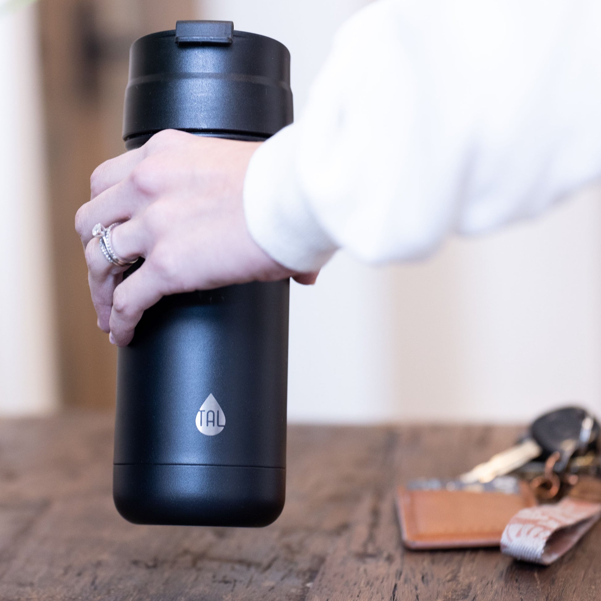 Stainless Steel Ranger Coffee Travel Mug 18 Oz, Black
